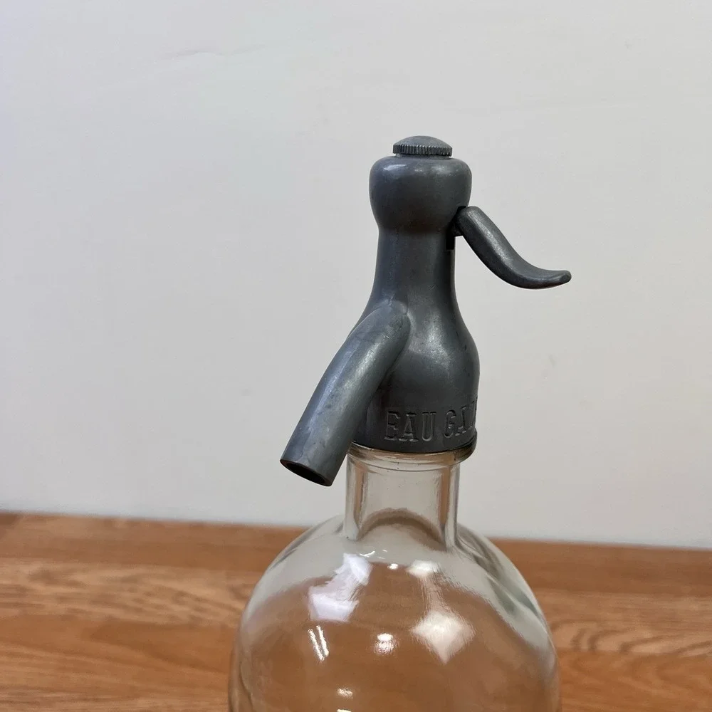 Magnolia Home Joanna Gaines Decorative Seltzer Bottle Clear 12.5
